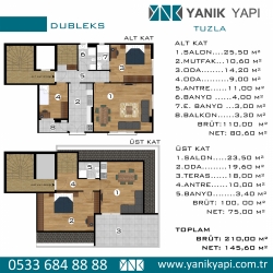4+1 dubleks planı